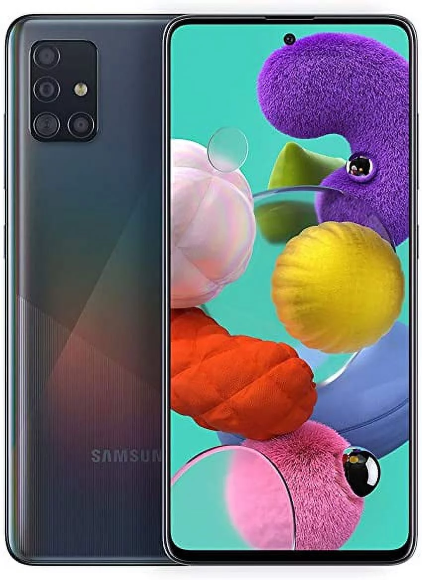 Restored Samsung Galaxy A51 A515U (GSM Unlocked) 128GB Black (Refurbished) - Curated Treasures Market