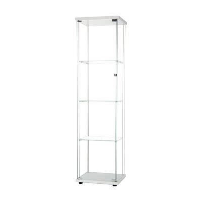 Rectangular Curio Cabinet Orren Ellis Color: Black
