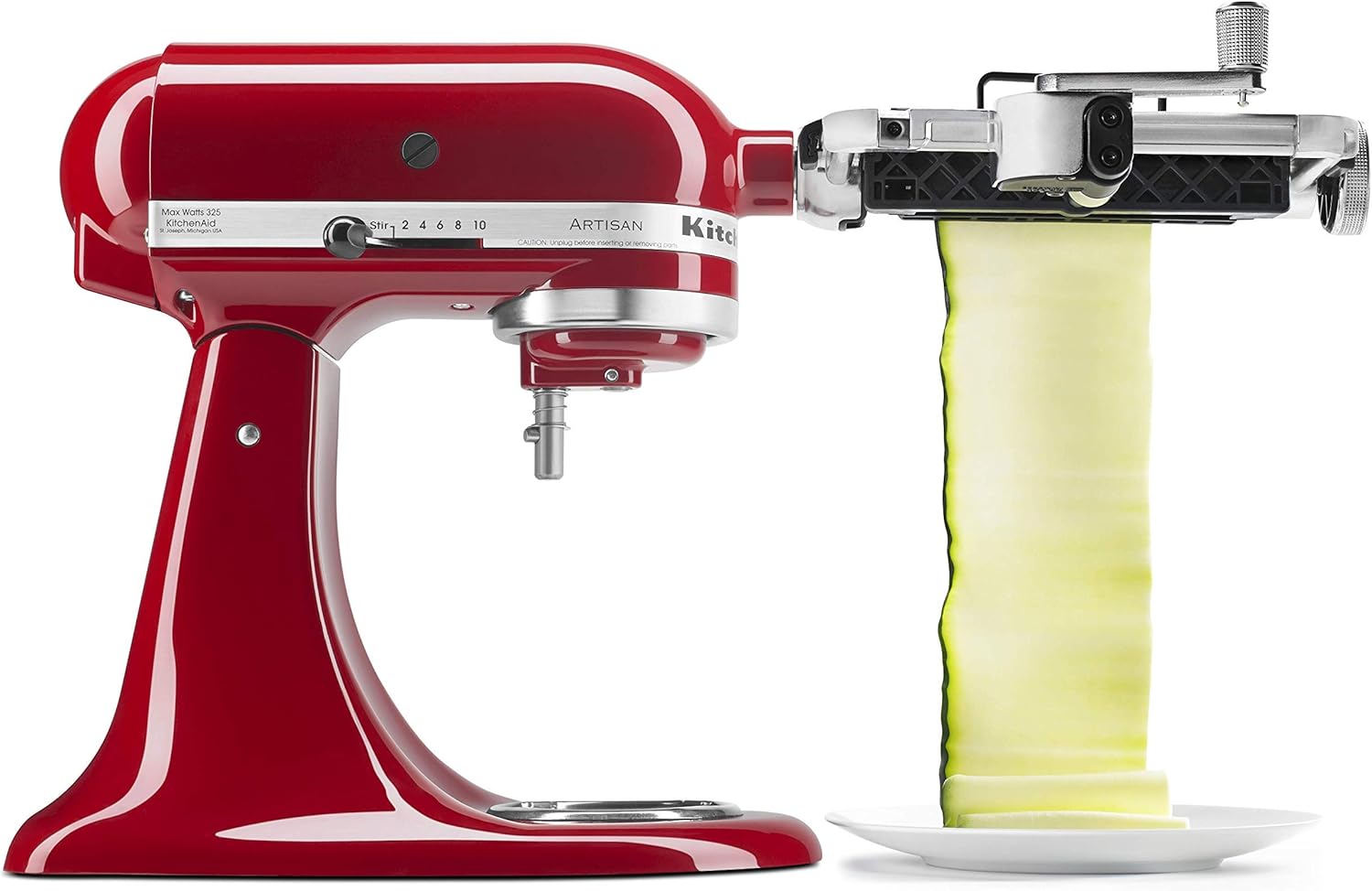 KitchenAid KSMSCA Vegetable Sheet Cutter, 1, Metallic (Renewed)
