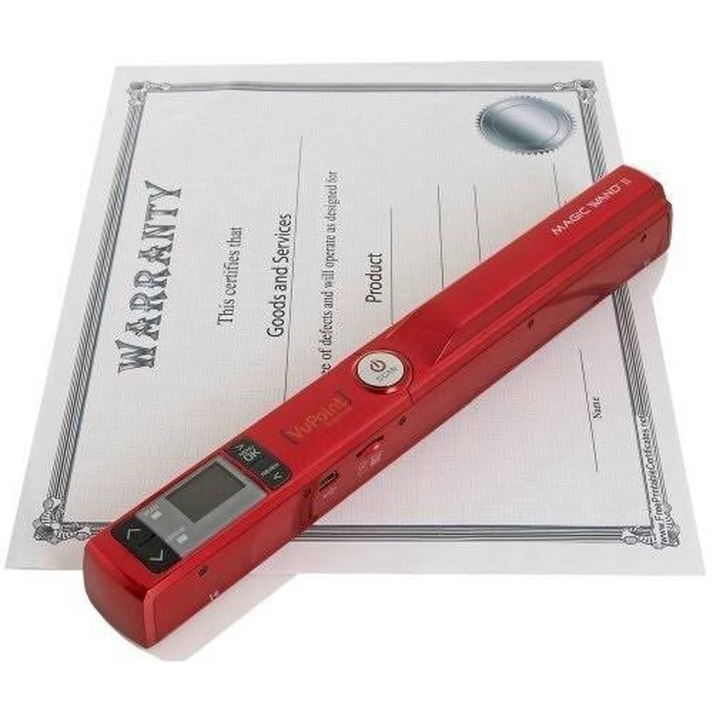 Vupoint Solutions Magic Wand 2 Portable Scanner PDS-ST441R-VP - Red