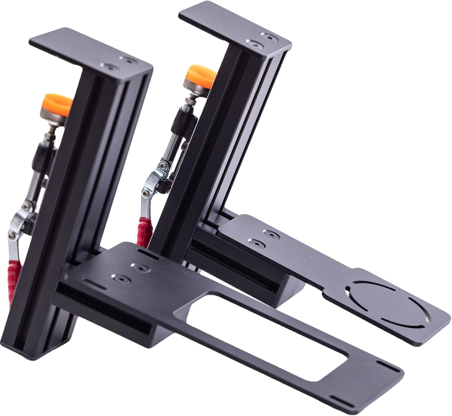 MEZA MOUNT-Set of 2 Desk Mounts Compatible with Thrustmaster HOTAS Warthog Joystick and Throttle with All Installation Bolts ＆ Install Manual