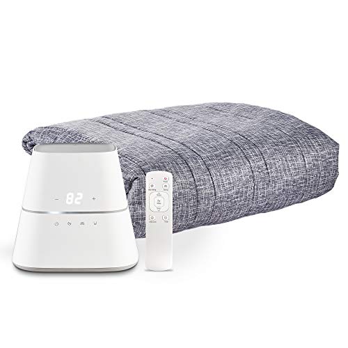AquaPad CozyFlow Water Heated Mattress Pad, No Electric Wire, All Digital, 5 YR Warranty, AirQuiet and Dual-Tank Technology, ETL Listed, Smart