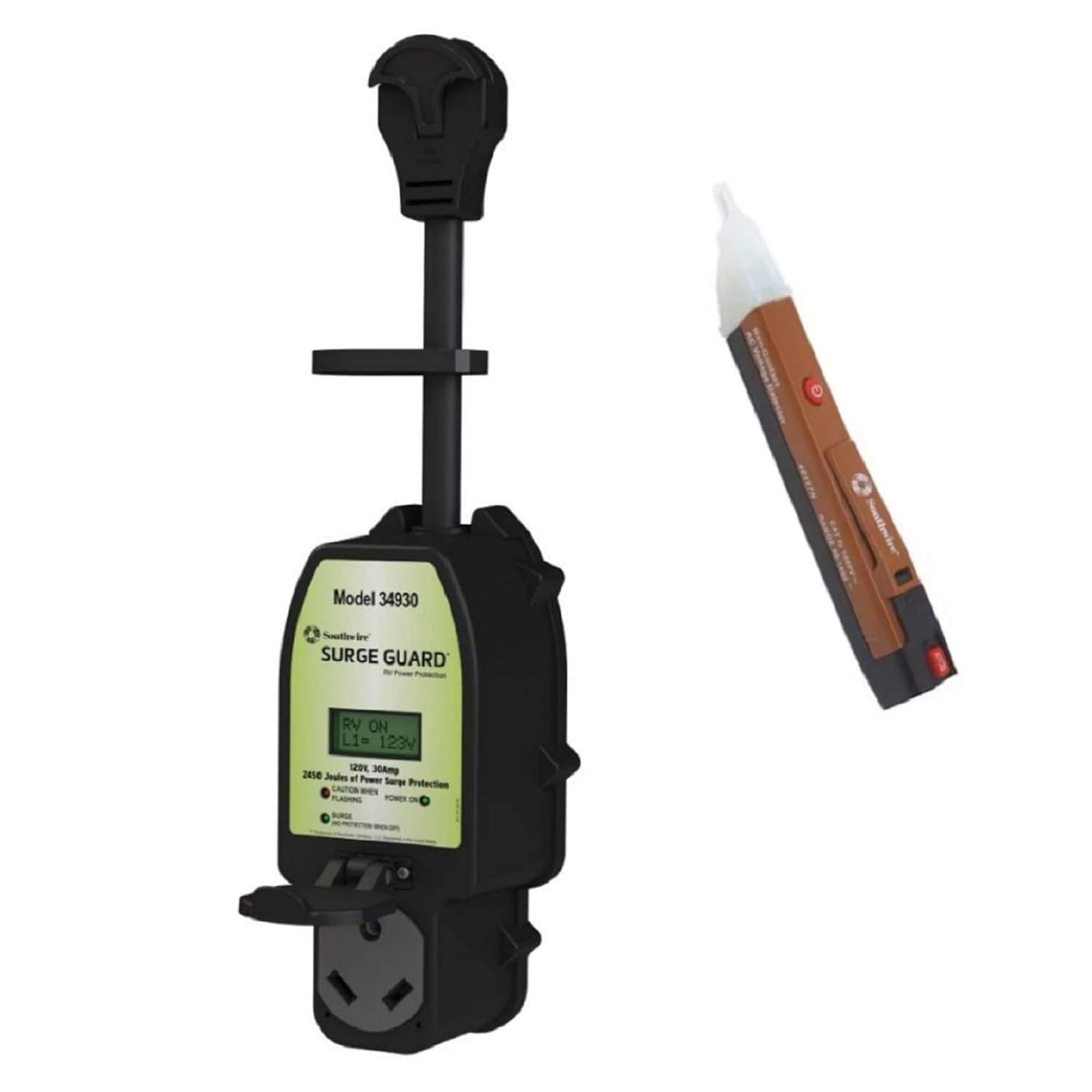 Southwire Surge Guard 34930 RV Surge Protector with LCD Display