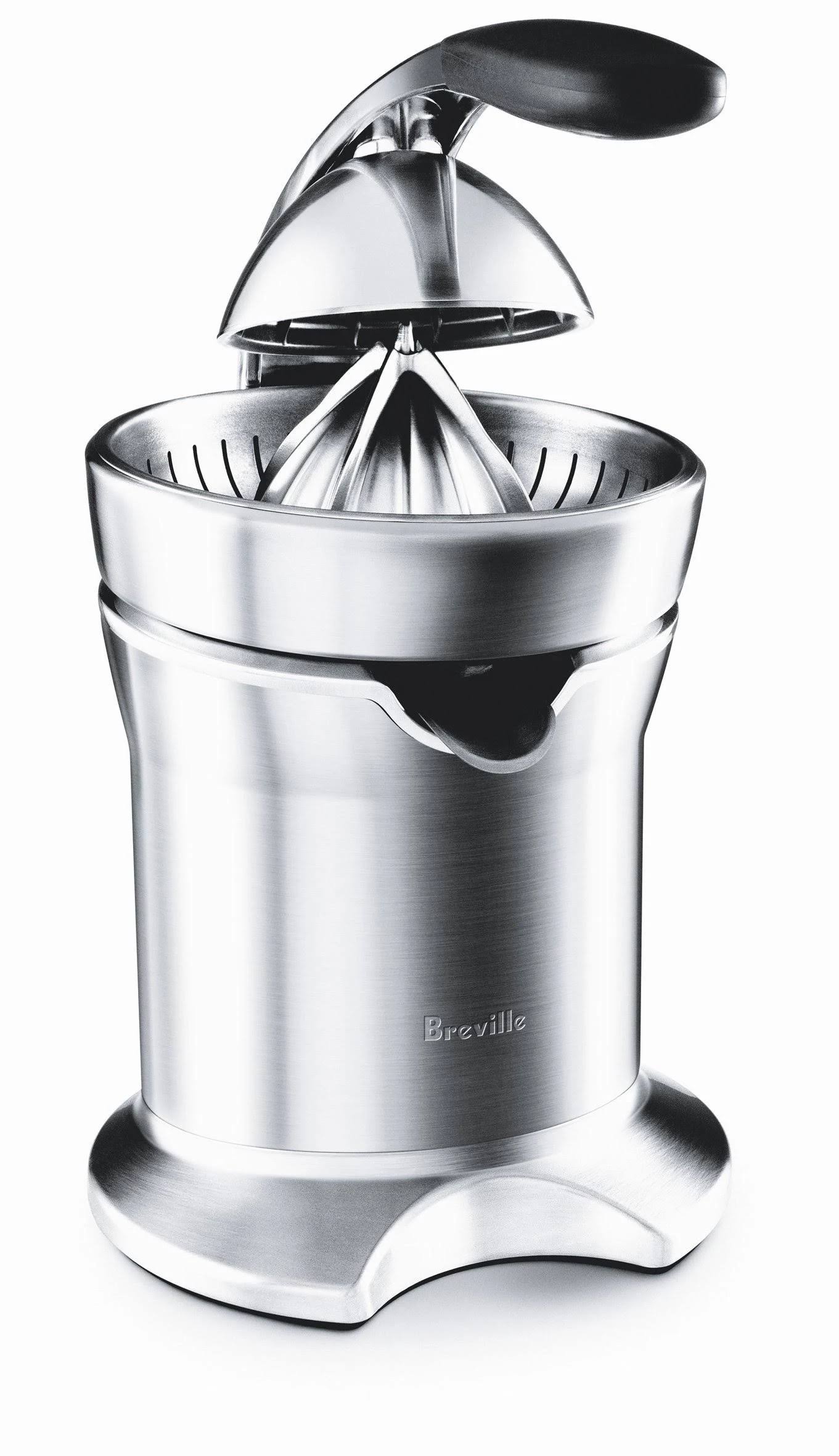 Breville 800cpxl Die-Cast Stainless-Steel Motorized Citrus Press