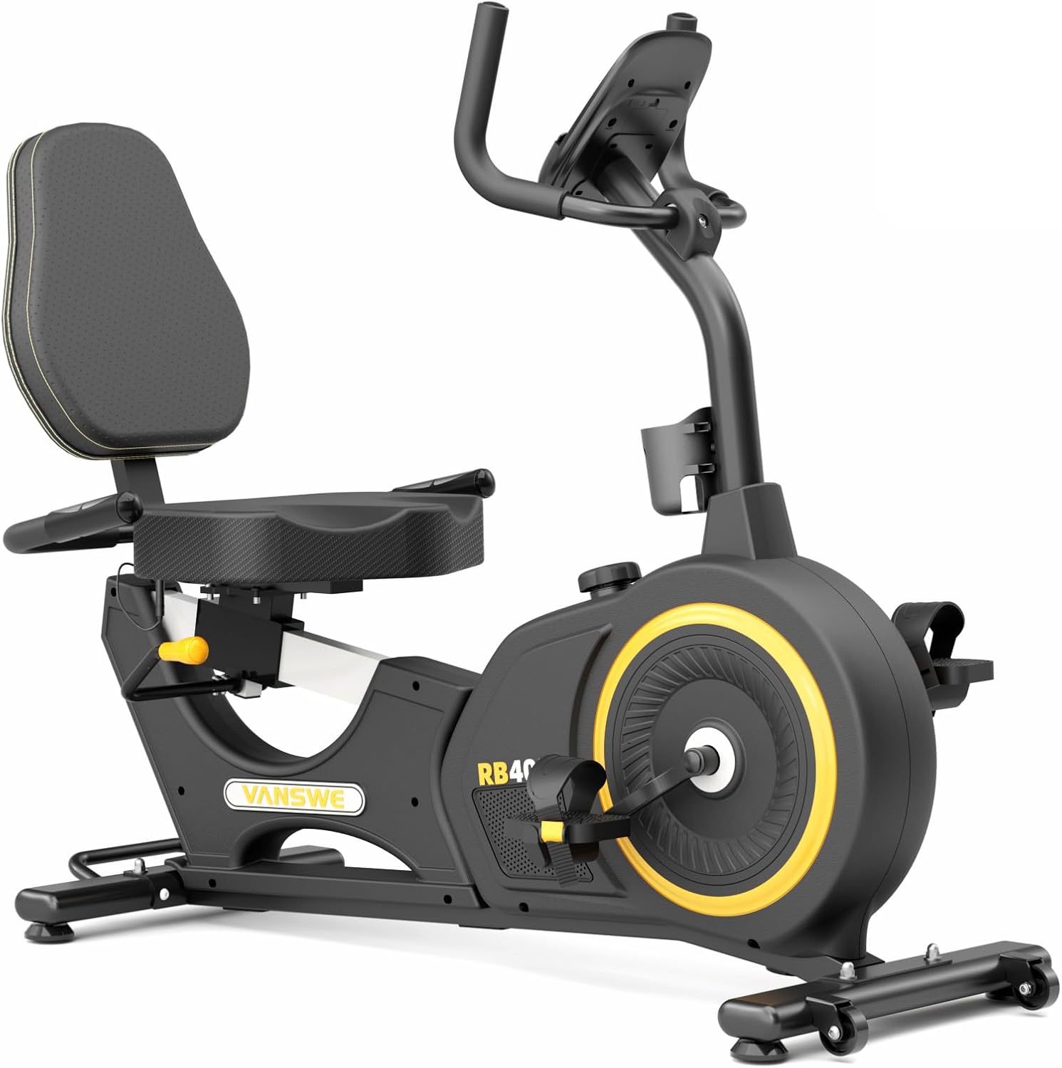 VANSWE Recumbent Exercise Bike, Recumbent Stationary Bikes for Home 400 LBS Weight Capacity