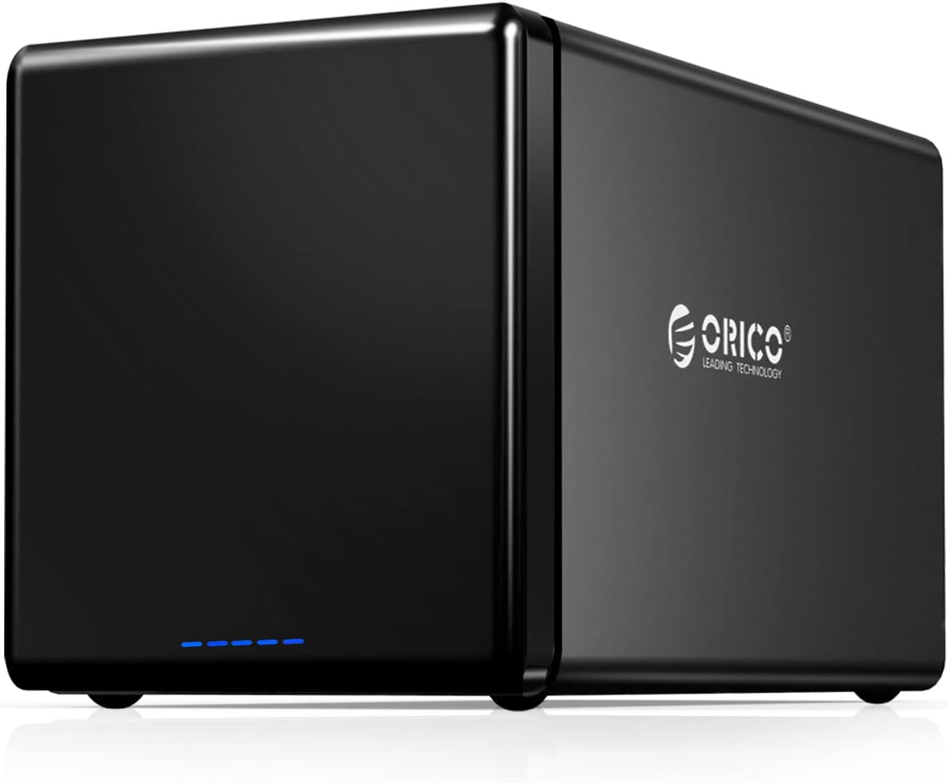 ORICO 4 Bay HDD Raid Enclosure USB External Hard Drive Enclosure Aluminum Magnetic SATA III Disk Storage Case Tool-Free for 2.5/3.5 SSD HDD Support