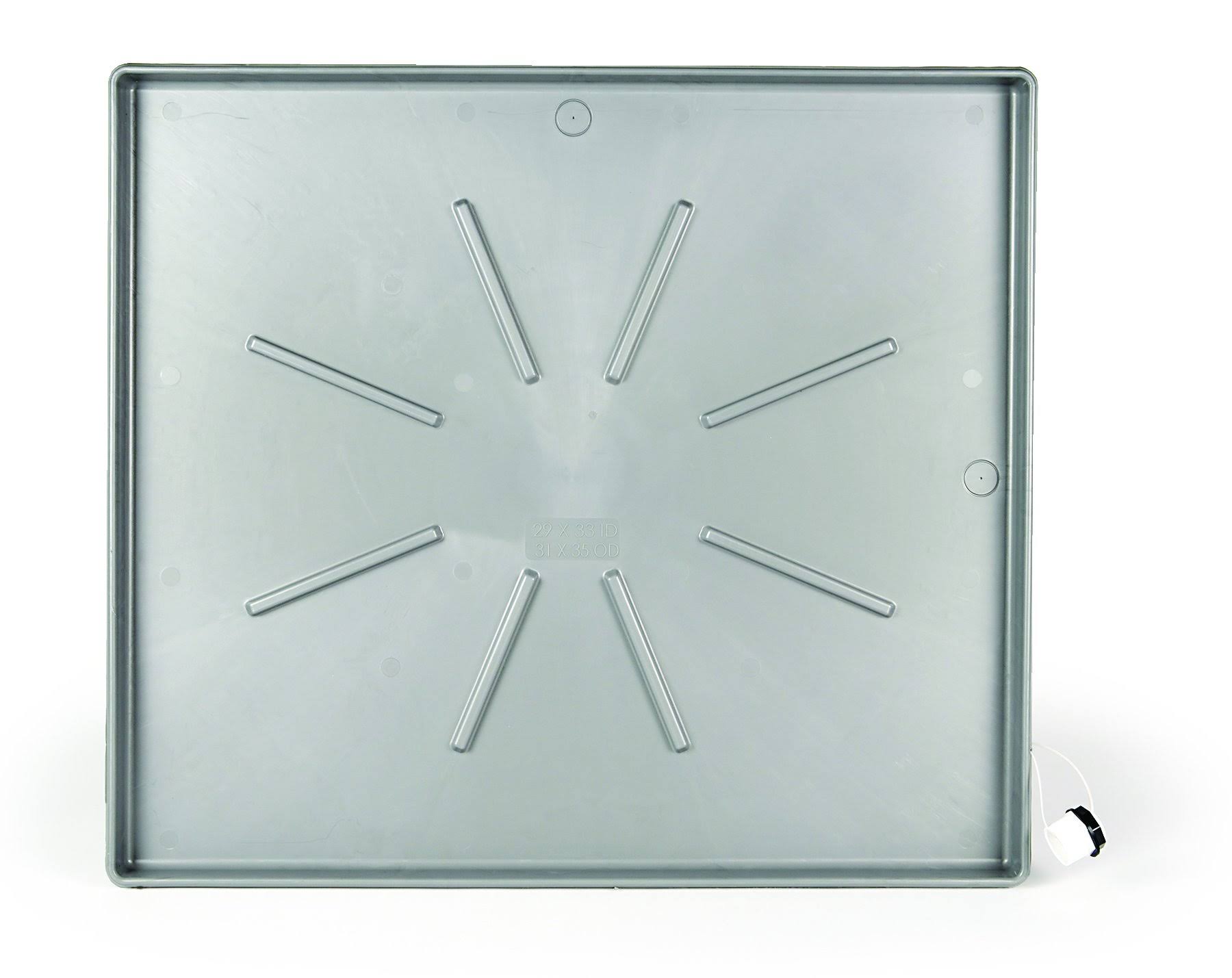 Camco 20788 Low Profile Washing Machine Drain Pan with PVC Fitting - Megean