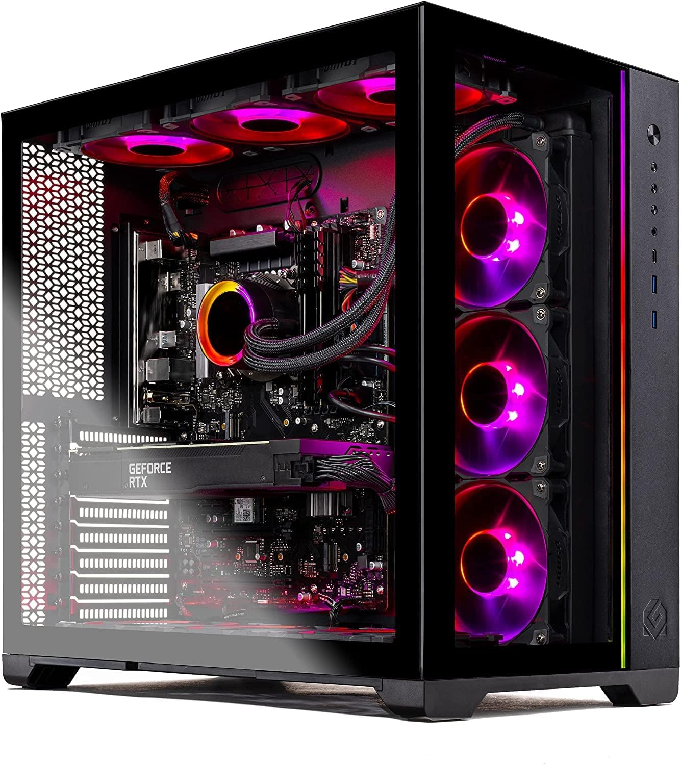 Skytech Prism II Gaming PC Desktop – Intel Core i5 12600K 3.7 GHz, RTX 3070 Ti, 1TB NVME SSD, 32G DDR5 RGB, 750W Gold PSU, 360mm AIO, AC Wi-Fi