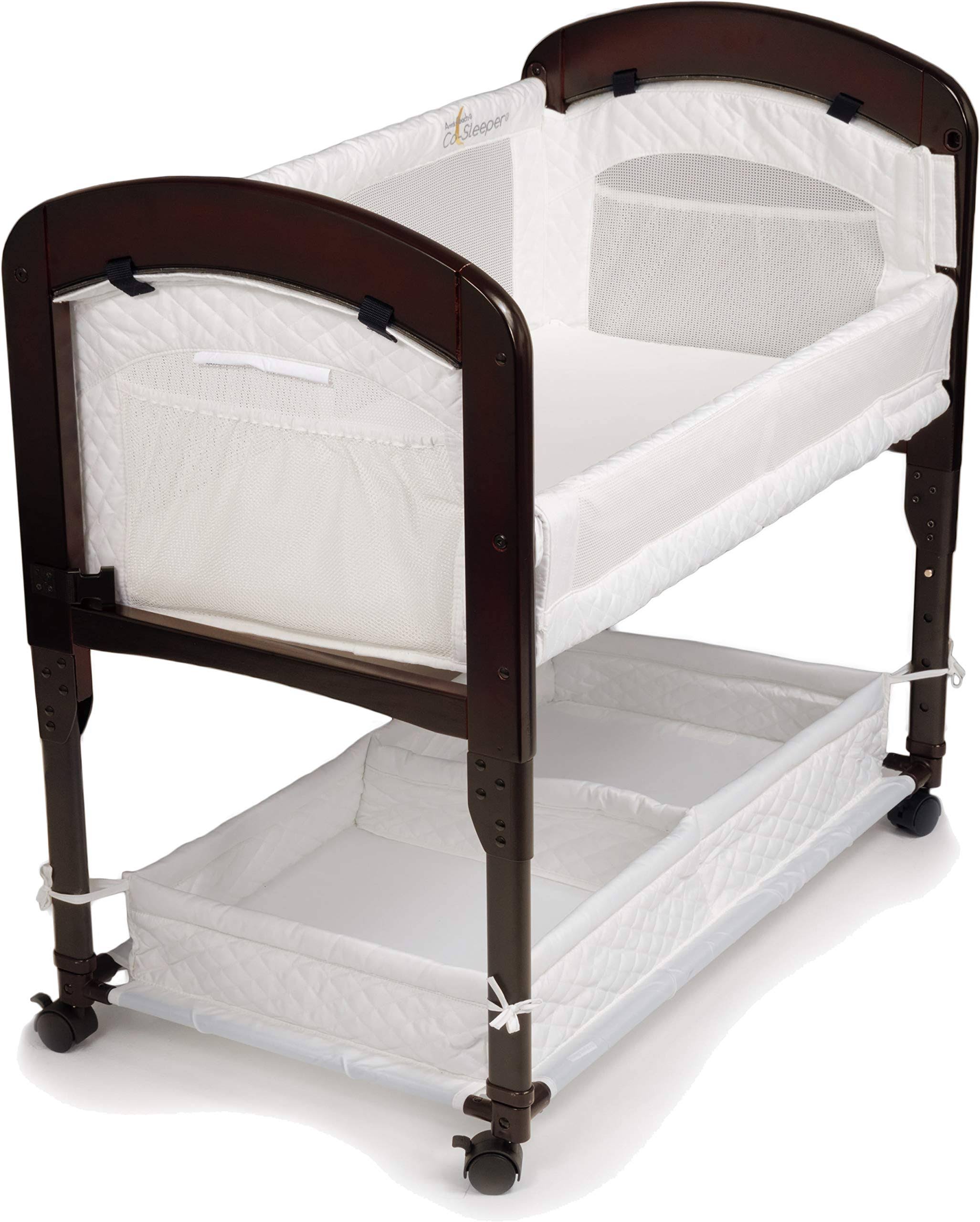 Arm's Reach Cambria Co-Sleeper Bassinet - Espresso White