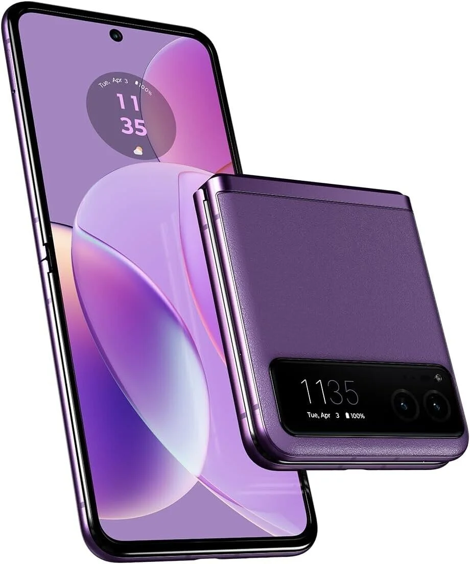 Motorola razr | 2023 | Unlocked | Made for US 8/128 | 32MP Camera | Summer Lilac, 73.95 x 170.82 x 7.35mm - Curated Treasures Market