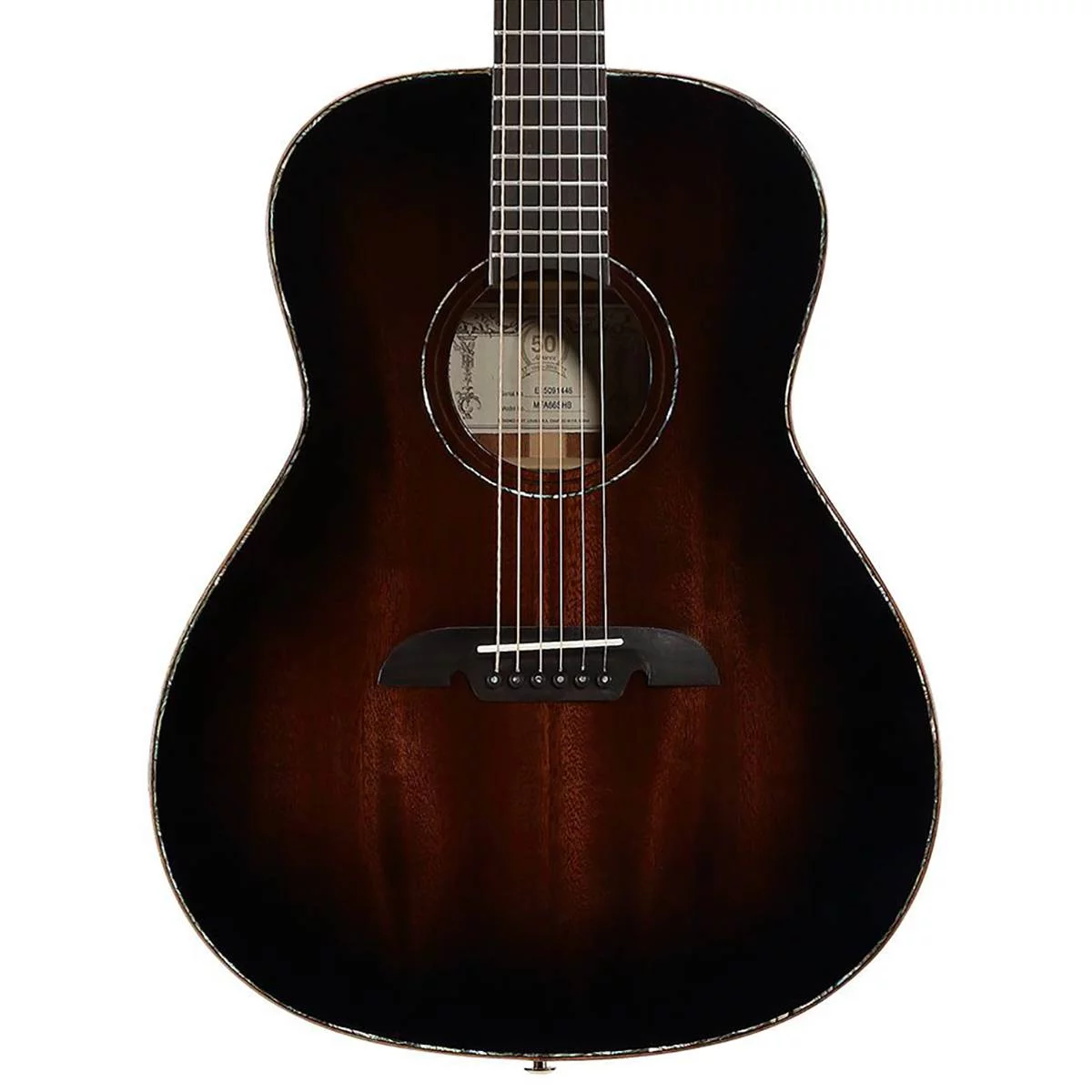 Alvarez MFA66 Masterworks OM/Folk Acoustic Guitar Shadow Burst - Curated Treasures Market