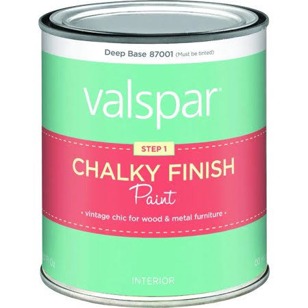 Valspar 87001 Paint Chalky Finsh DeepBase qt (Case of 4)