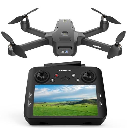 GPS Drone with Camera for Adults Beginners,4.5" HD LCD RC Screen 32G SD Card with Drone Professional Auto Return,FPV Drones Long Range Follow Me