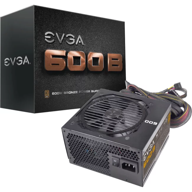 EVGA 600W 80+ Bronze Power Supply - Curated Treasures Market