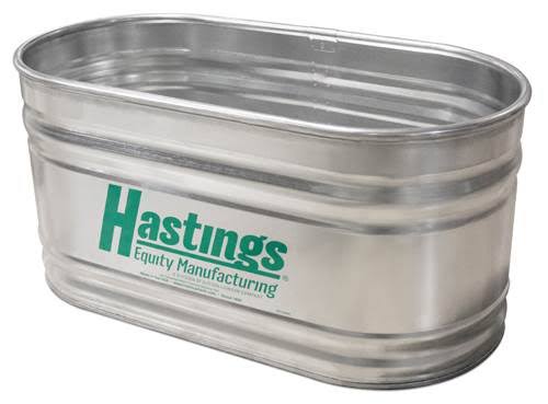 Hastings 22ga Steel Round End Stock Tank - 2.5' x 2' x 6' - 195 Gallon