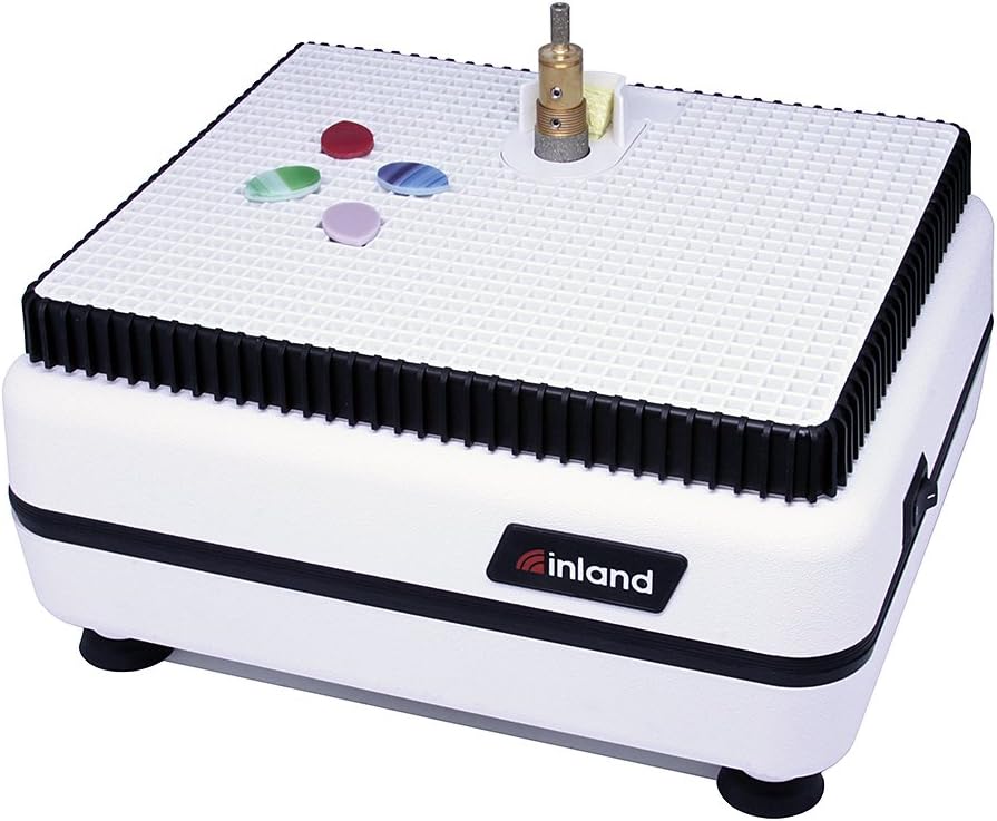 Inland Craft WizCG Glass Grinder, Stained Glass Grinder Machine, Precision, Power & Versatility for Stained Glass Edging & Drilling