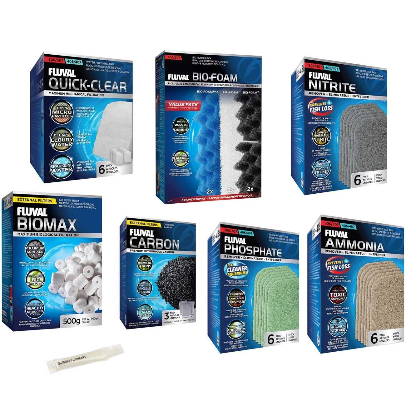 Inland Seas Fluval 306/307 Canister Filter Semi Annual Maintenance Kit Plus Package - Pet Supplies online store
