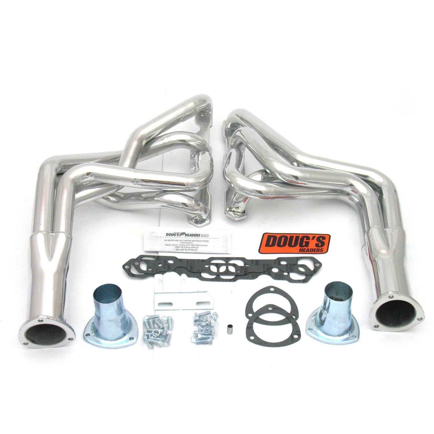 Doug&s Headers D323 1967-1969 Camaro SBC Long Tube Headers 1-7/8u0026q