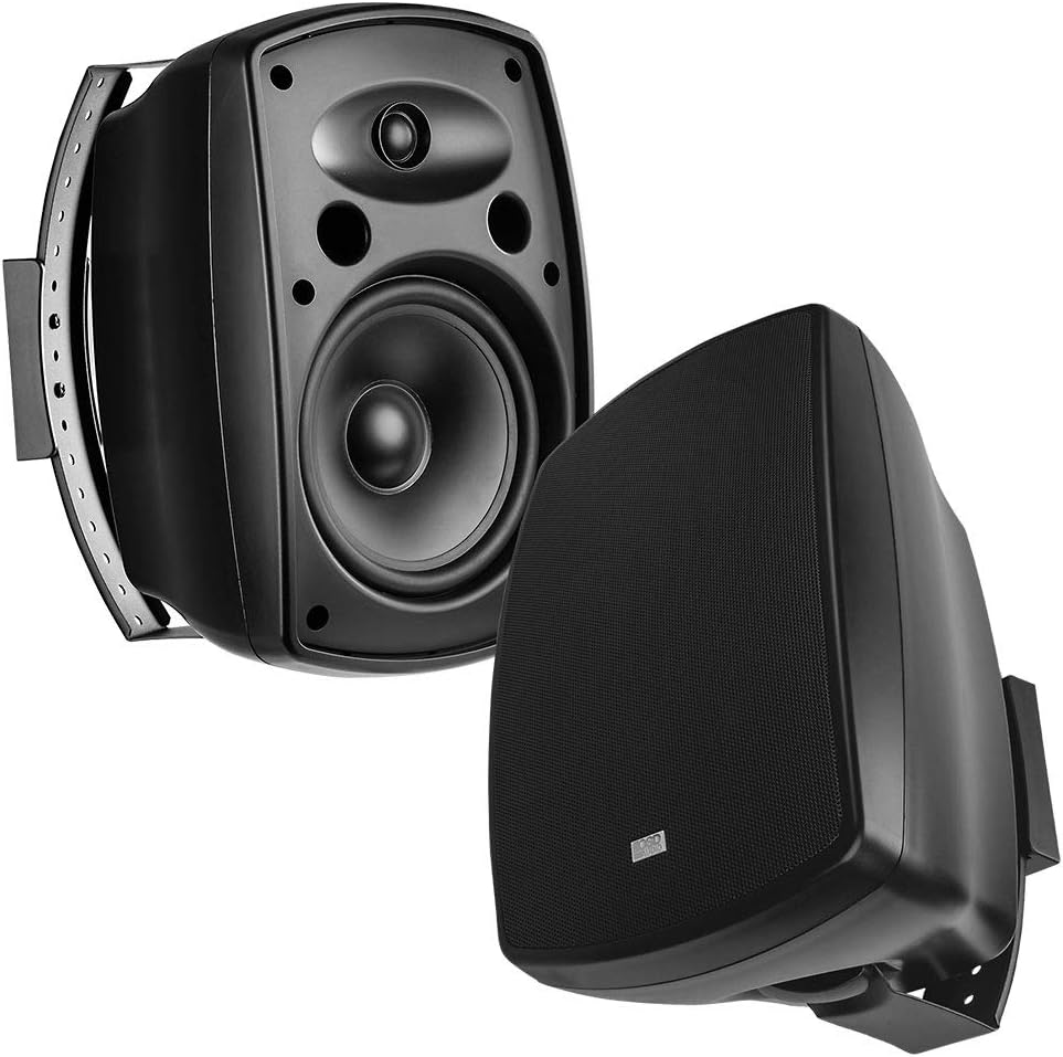 OSD Audio Patio Pro Speaker 6.5" Indoor Outdoor IP65 Composite Cabinet White Pair AP650