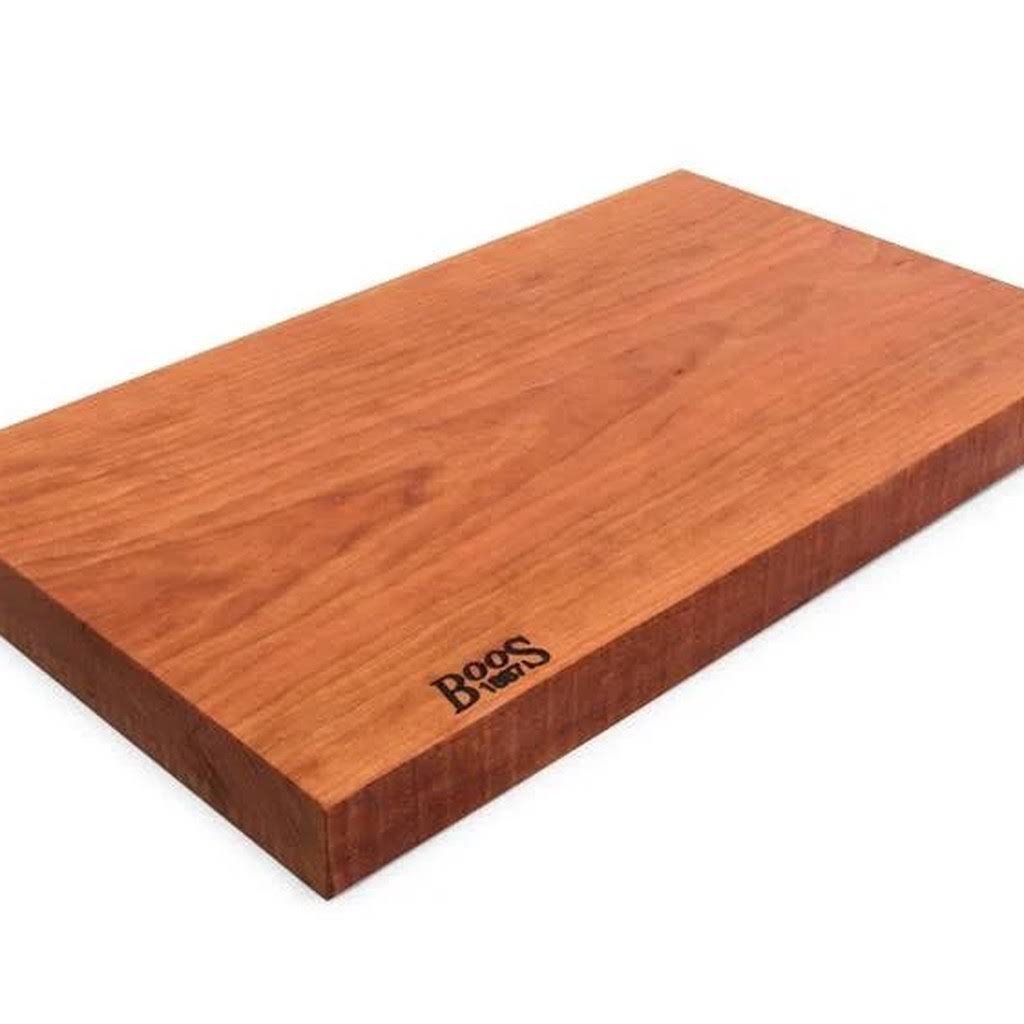 John Boos Rustic Edge Reversible Cutting Board Cherry 1.75x22 H x 12x22 W x 13x22 D