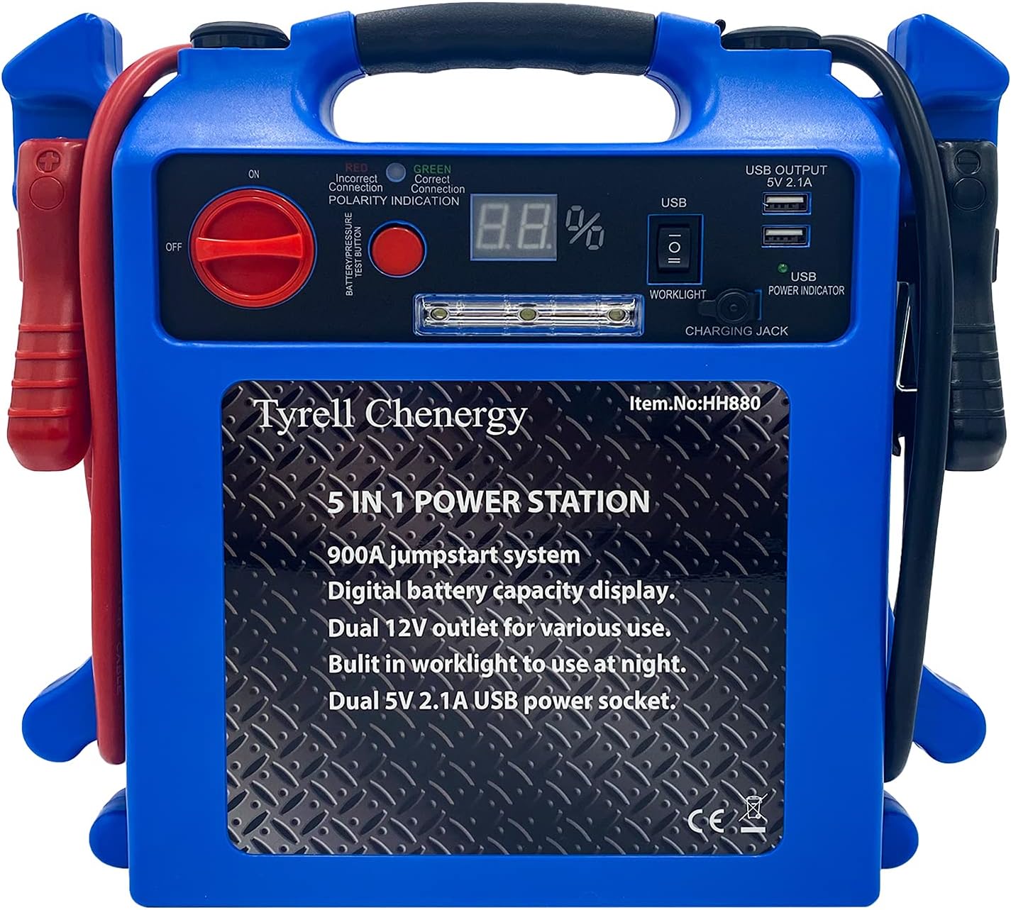 Car Jump Starter,Portable Battery Charger,Emergency Supply Power Pack