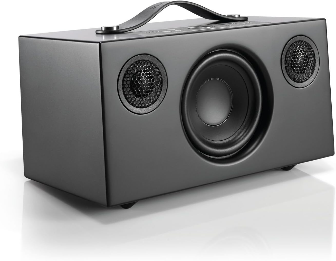 Audio Pro Addon C5 Speaker | Compact High Fidelity WiFi Bluetooth Wireless Multiroom Speaker | AirPlay, Alexa, Spotify Connect - Grey