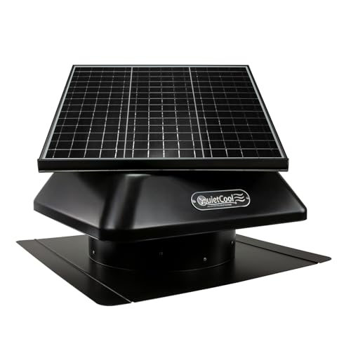 QuietCool 30 Watt Solar Powered - Smart Home Appliances