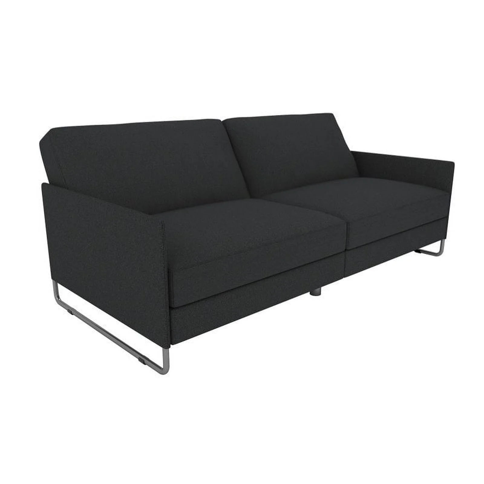 Dorel Home Pembroke Convertible Futon, Grey Linen
