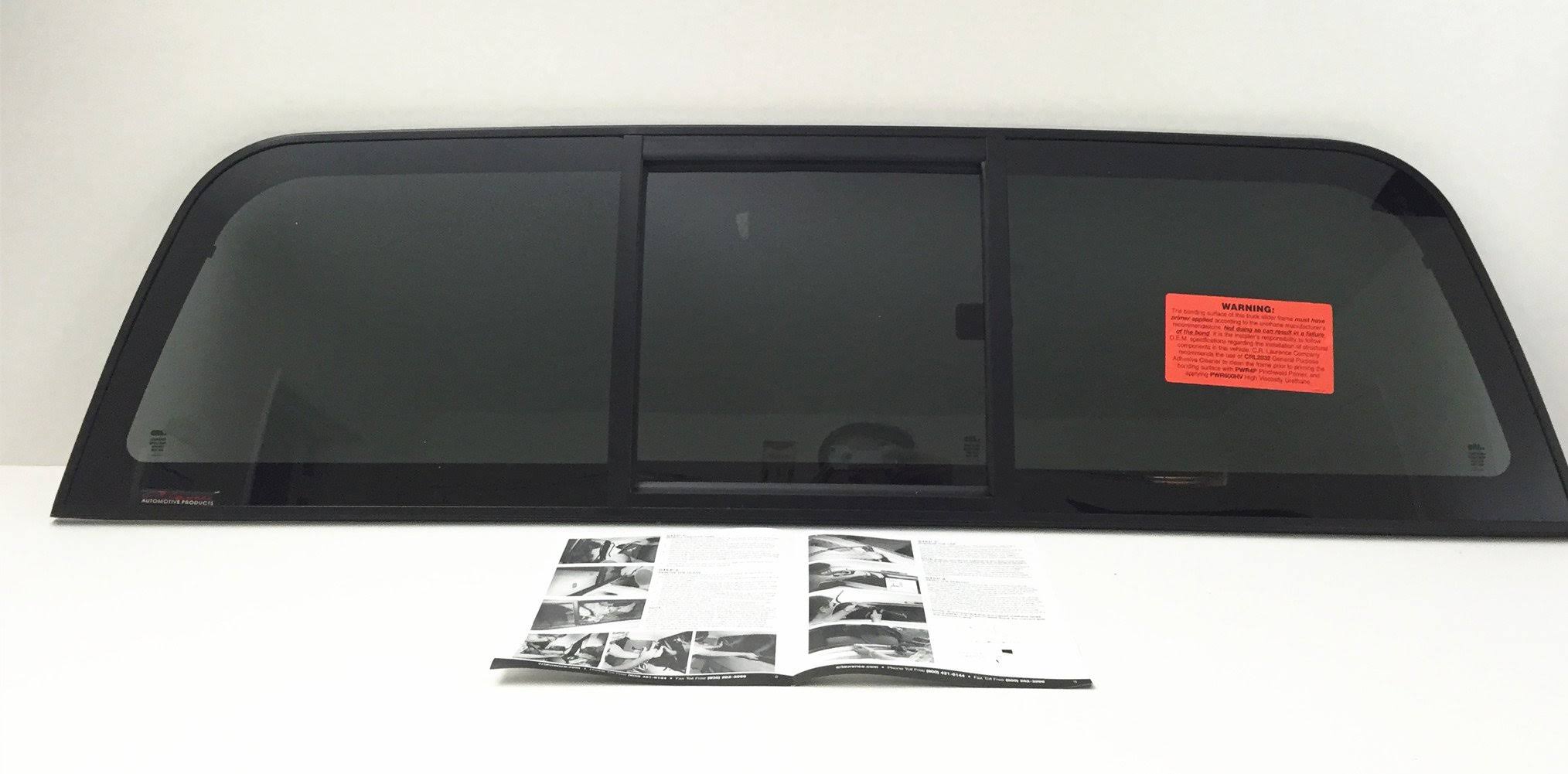 CRL 2004-2012 Chevrolet Colorado u0026 GMC Canyon 2u00264 Door Pickup Sliding Rear Window Back Glass Slider