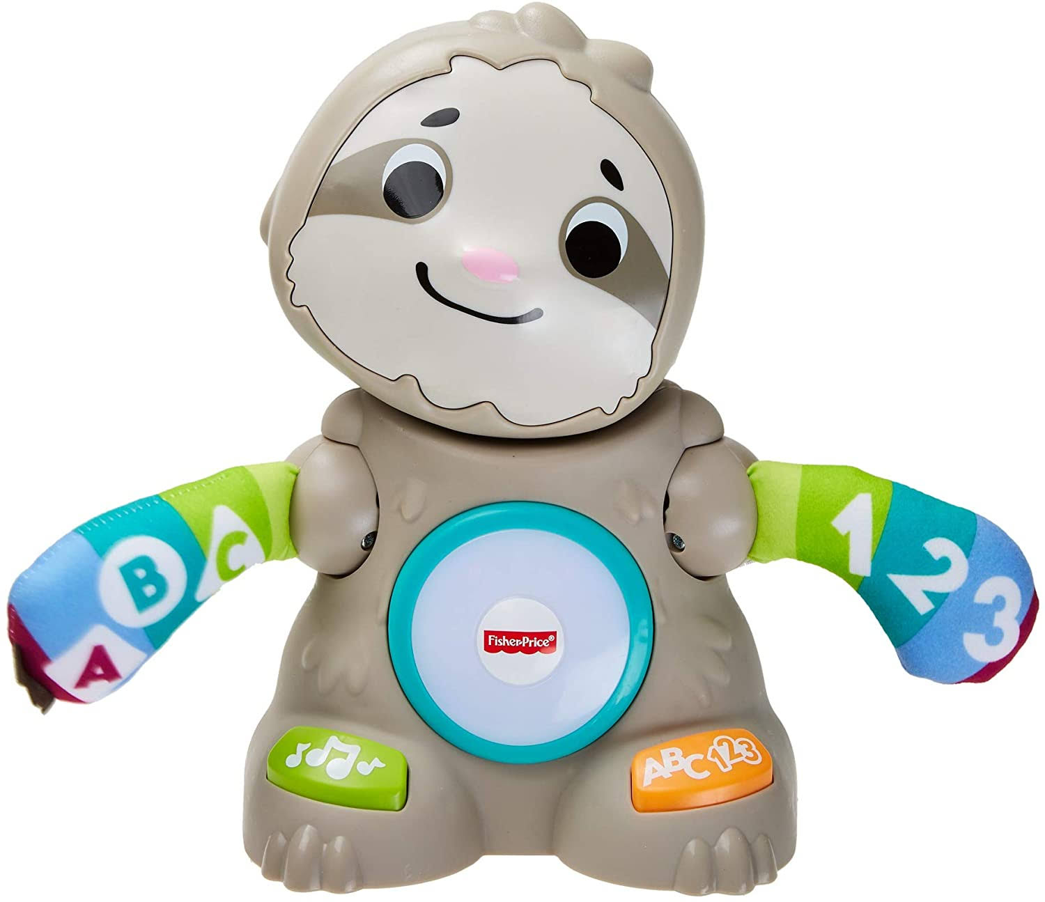 Fisher-price Linkimals GHY89 Sloth Matthie Interactive Baby Learning Toy Sounds and Lights French Version 9 Months and Up - Avayadevconnect