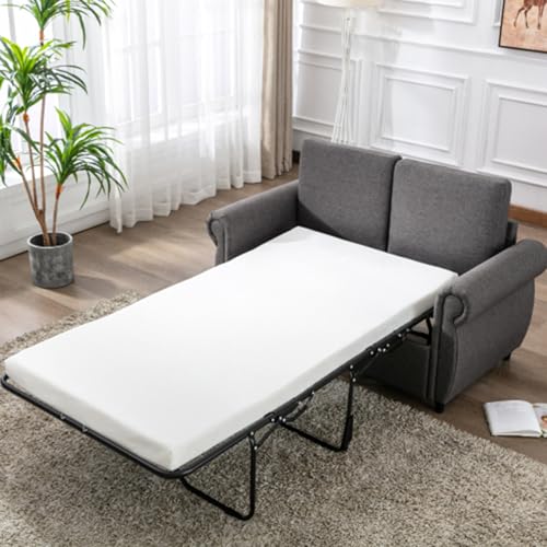 Pull Out Sofa Bed Couch,Convertible Sleeper Sofa,Loveseat Sleeper with Twin Size Memory Mattress,2-in-1 Sleeper Sofa Bed