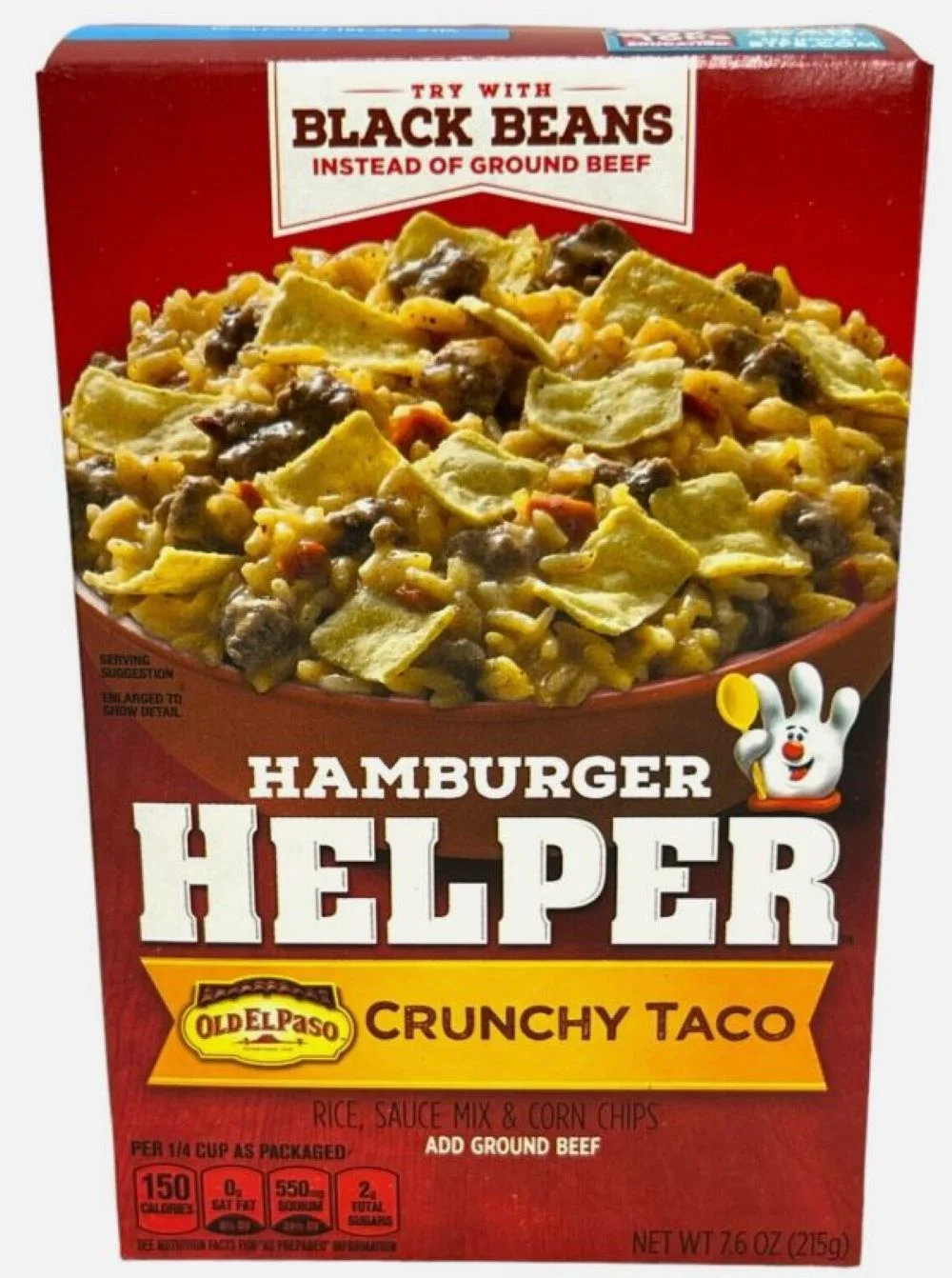 Betty Crocker Hamburger Helper Crunchy Taco Hamburger Helper 7.6 Oz (Pack of 48)