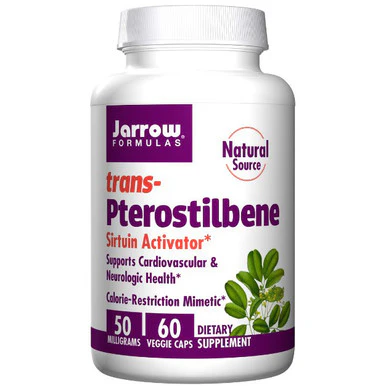 Jarrow Formulas trans-Pterostilbene 60c - Kansas Nuitrition - HNZSDS