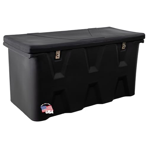 Buyers Products 1707020 Large Poly Hitch Mounted Cargo Carrier Multi-Purpose Utility Storage Bin Box, 23x51x26 Inches, Job Site Box, Camping