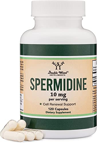 Spermidine Supplement (10mg of 99% Spermidine 3HCL - Third Party Tested) 120 Capsules