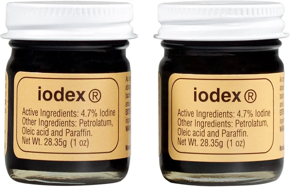 Iodex, 1-Ounce Jar - Pack of Two - Kansas Nuitrition - HNZSDS
