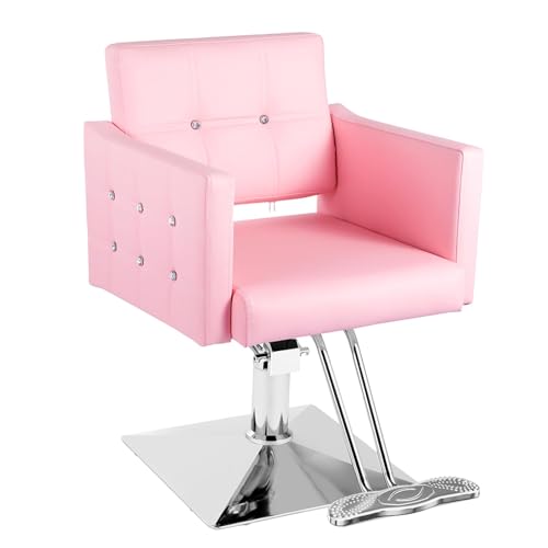 Styling Chair for Hair Stylist,Wide Seat Hydraulic Hair Salon Chair Barber Chair, 360° Swivel
