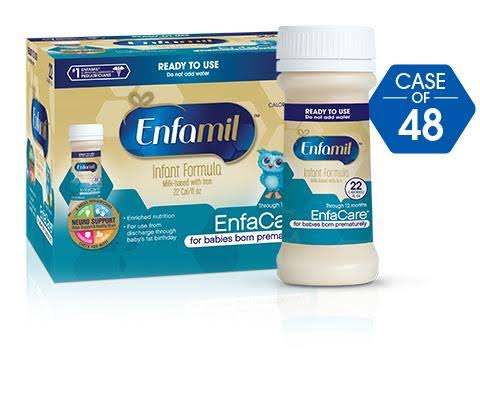 Enfamil Enfacare Baby Formula - 48 pack, 2 fl oz bottles