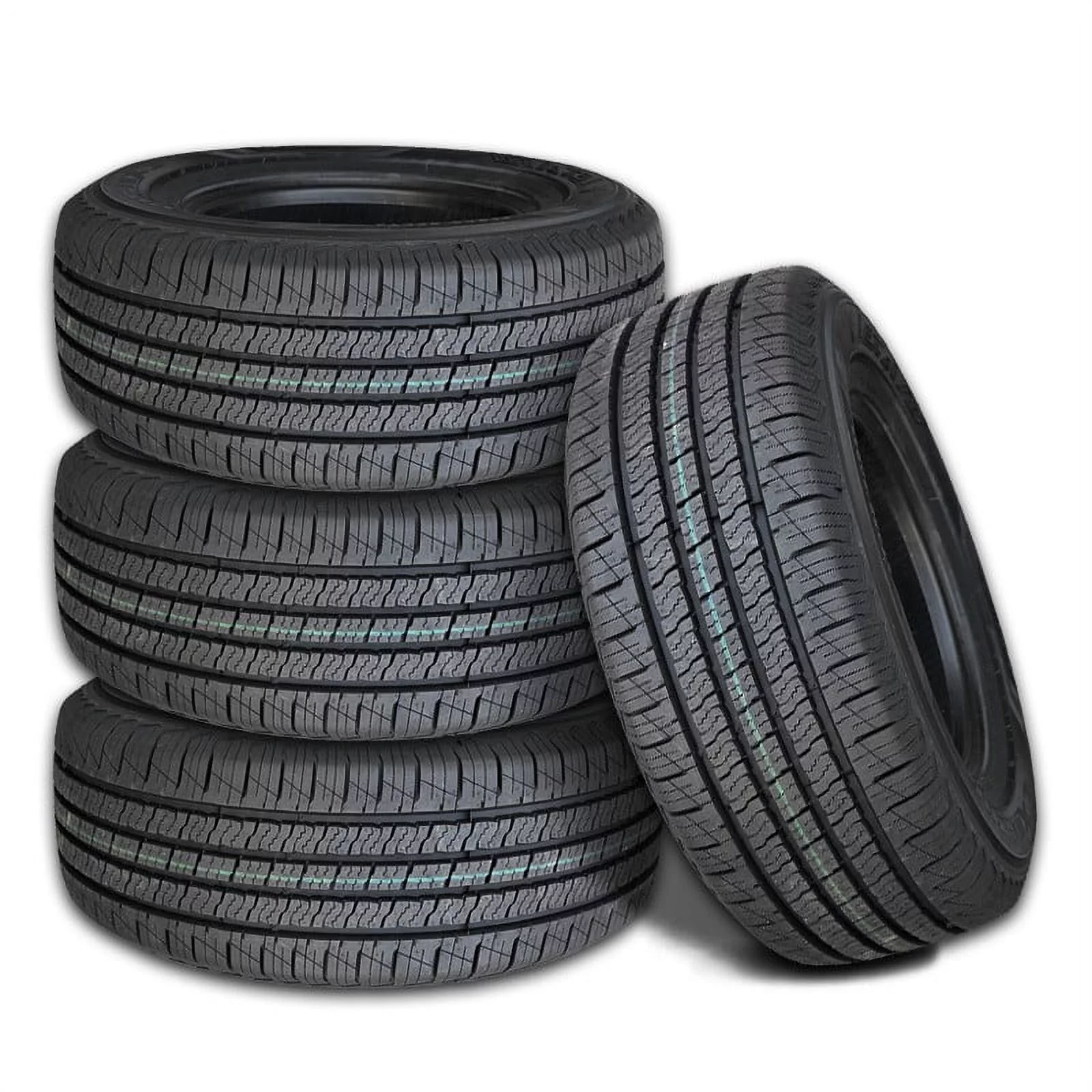 Set of 4 Lexani LXHT-206 LT245/75R16 120/116S All Season M+S Highway SUV/Truck LT Tire LXST2061675010 / 245/75/16 / 2457516 Fits: 2015 Toyota Tacoma