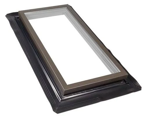 VELUX 30-1/2 in. x 30-1/2 in. Self-Flashed EF E-Class Skylight w/Ultraseal Flashing System | Factory Installed Manual Operation