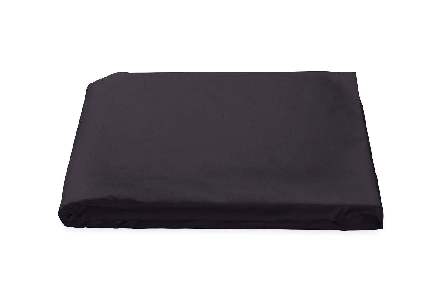 Matouk Luca Satin Stitch Sheets u0026 Cases Midnight / Cal. King Fitted Sheet