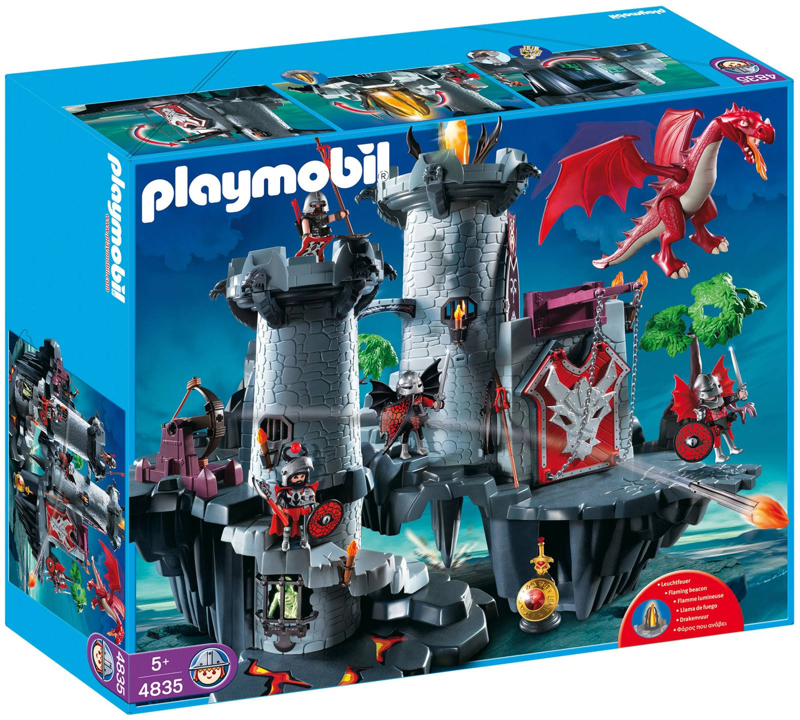 Playmobil 4835 Dragon&s Land Great Dragon Castle Set