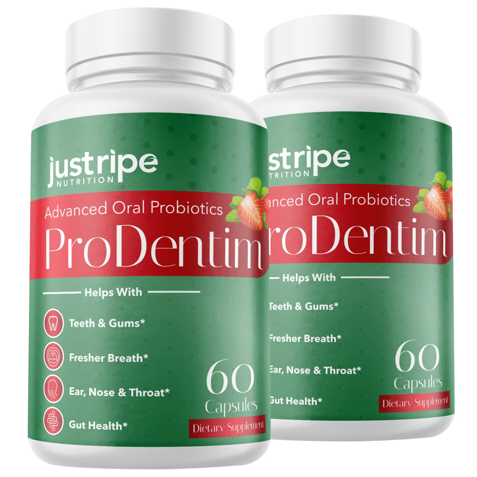 2 Pack Prodentim Oral Probiotics 40 Billion CFU Improve Teeth Gums Bad Breath - Curated Treasures Market