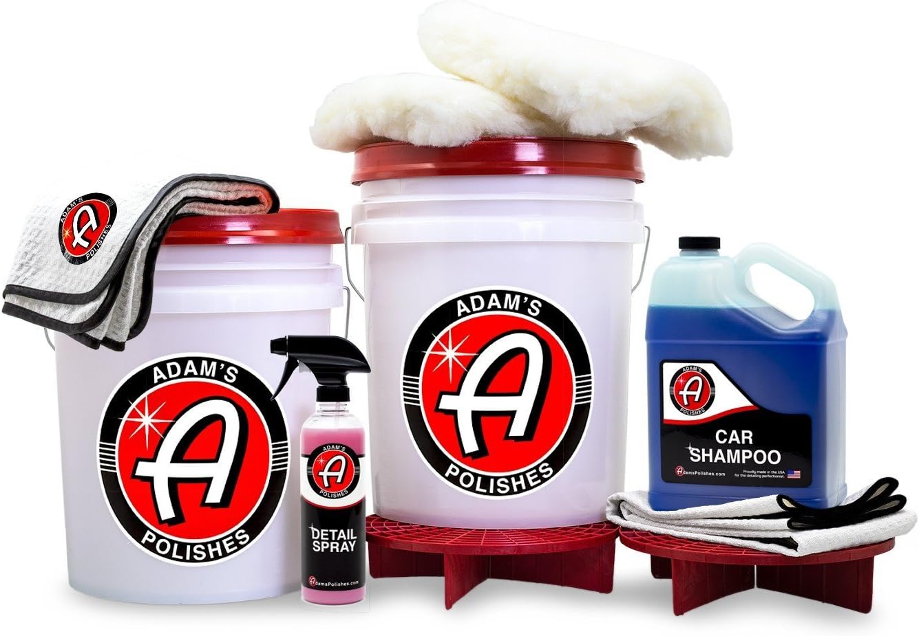 Adam's Complete 2 Bucket Car Wash Kit