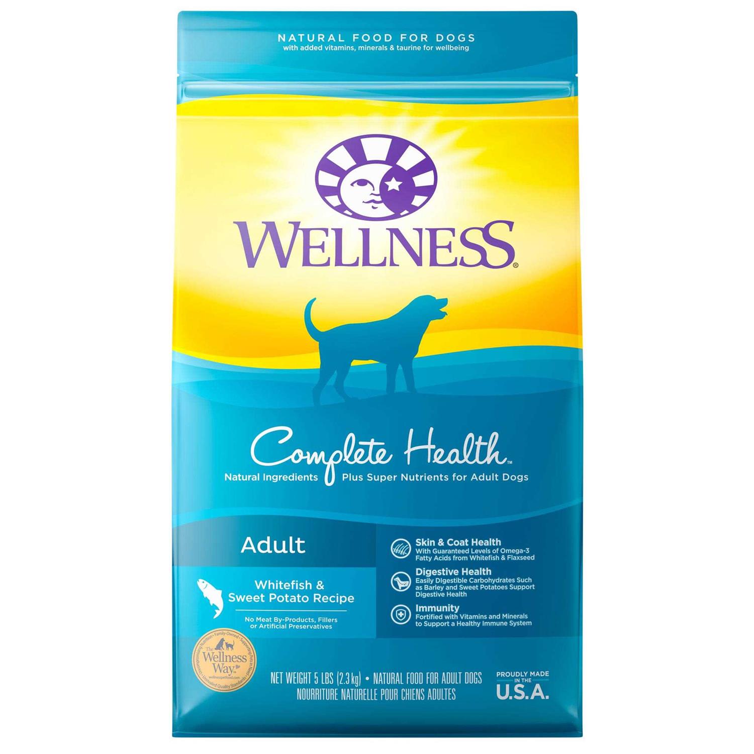 Wellness Complete Health Whitefish &amp; Sweet Potato Dry Dog Food - Pet Supplies online store