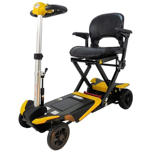 SOLAX 4-Wheel Remote Control Folding Mobility Scooter-2022