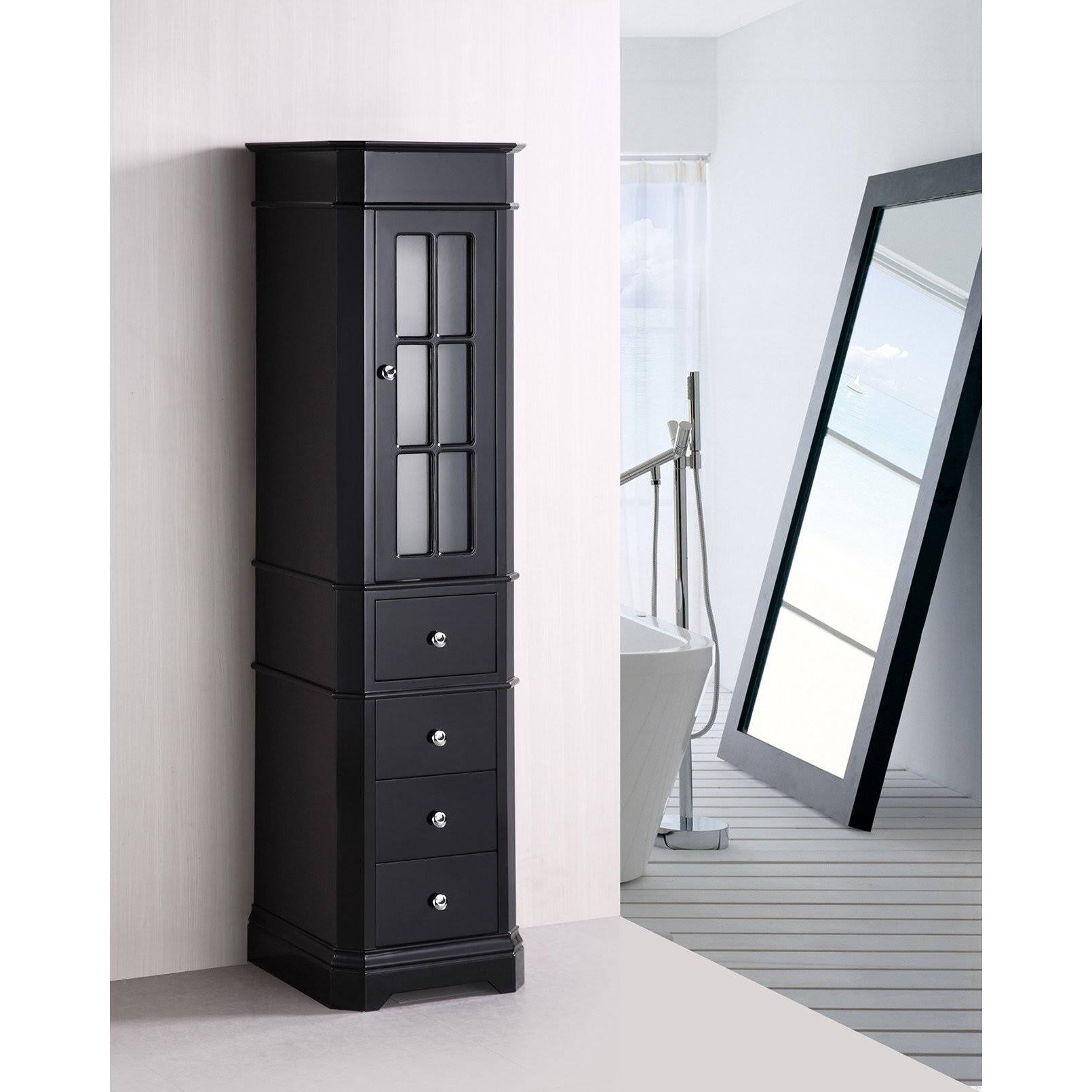 Design Element CAB006 Imperial 70x22 Linen Cabinet