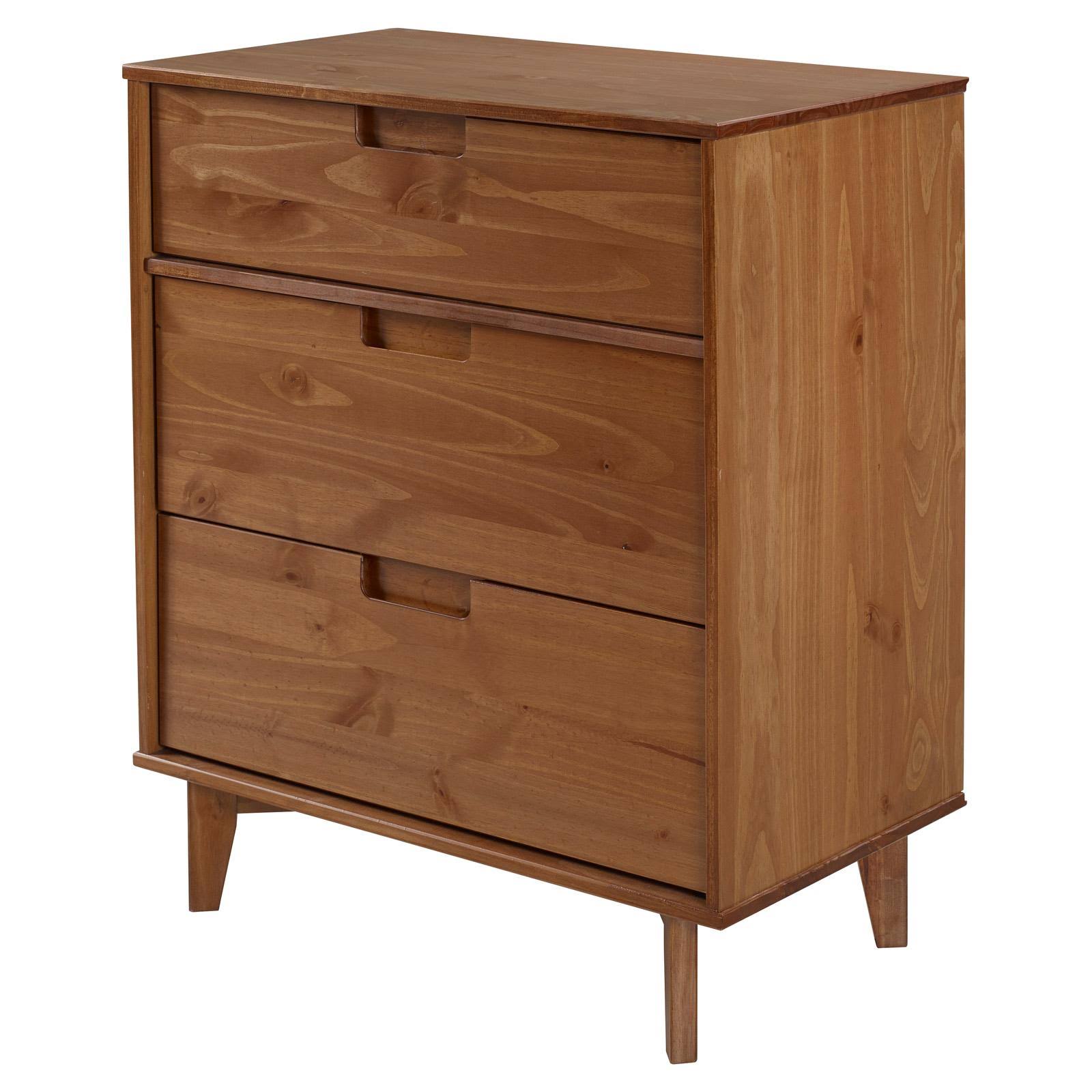 Manor Park 3 Drawer Dresser Caramel