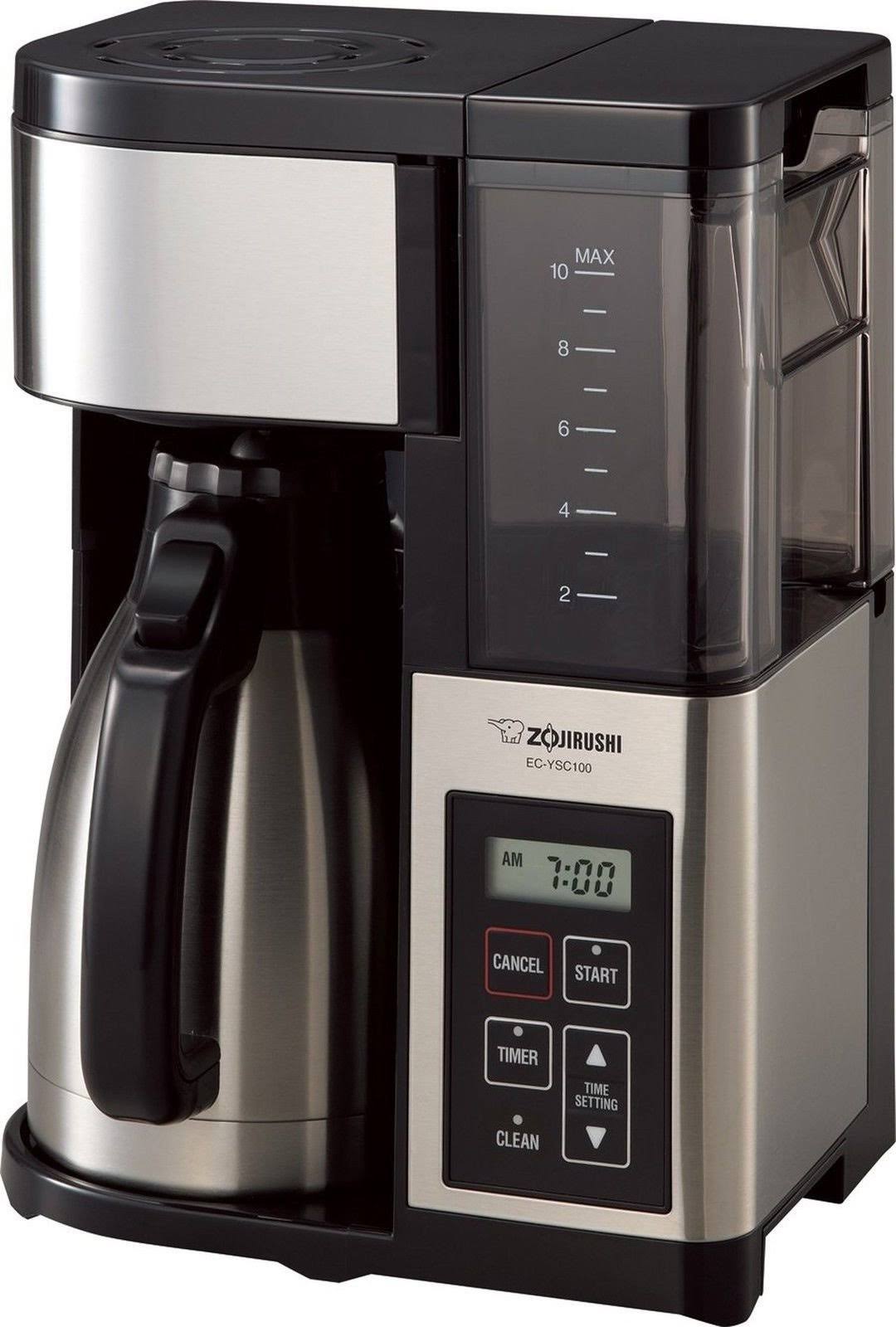 Zojirushi EC-YSC100 Fresh Brew Plus Thermal Carafe Coffee Maker, 10 Cup,