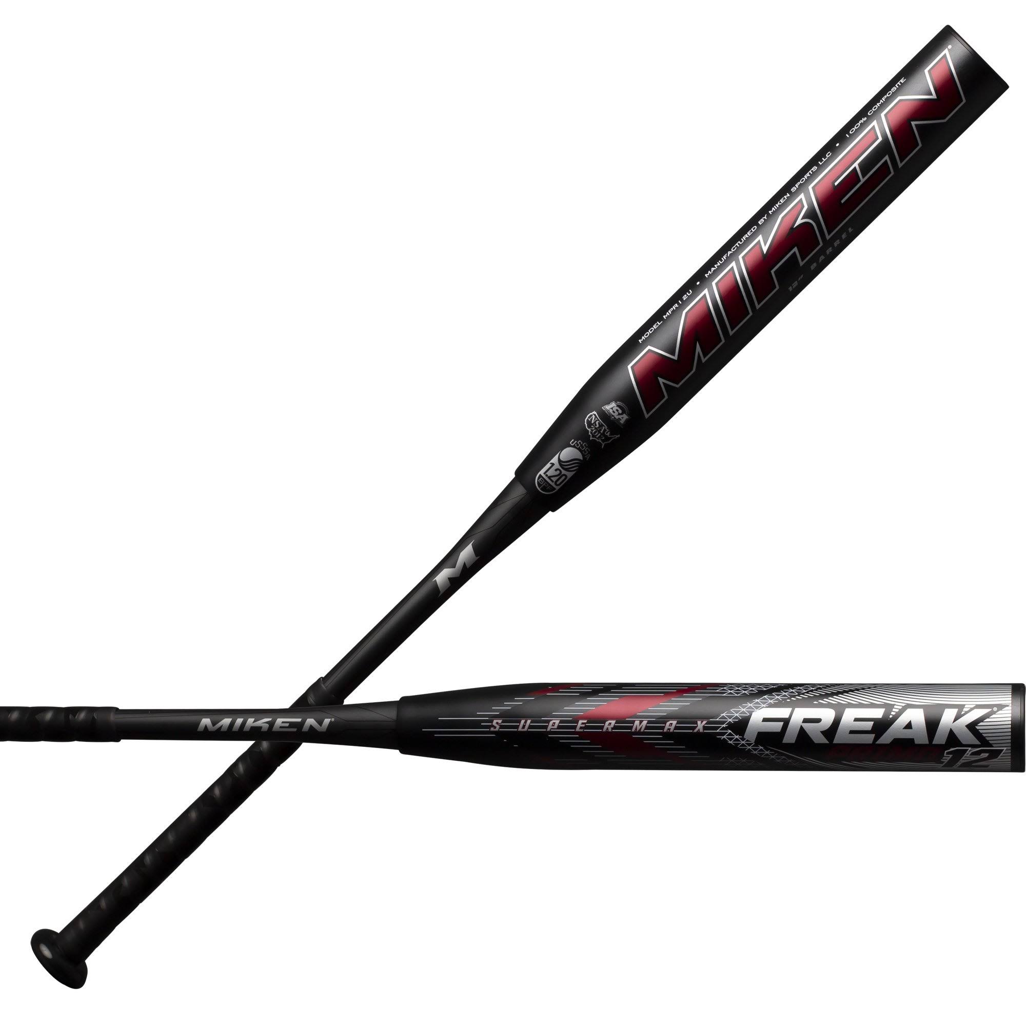 Miken 2019 Freak Primo Supermax USSSA Slowpitch Softball Bat (MPR12U)